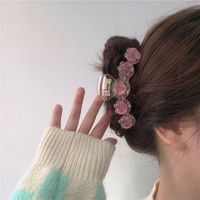 Transparent Pink Peach Clip Spring New Sweet Hairpin Hair Accessories main image 5