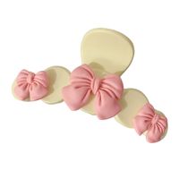 Pink Bear Bow Tie Clip Heart Cute Sweet Cream Shark Clip Spring New Hair Accessories main image 6