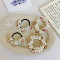 New Rose Pearl Dual-use High Elastic Head Rope Hair Accessories main image 1