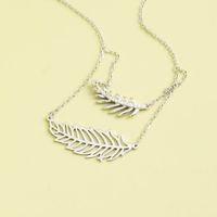 Simple Classic Leaf S925 Silver Necklace main image 3