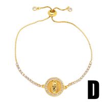 عذراء بسيطة مجوهرات الأزياء سوار النحاس الإناث main image 6