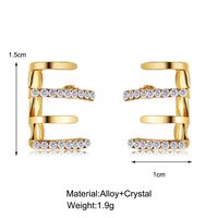 Vintage Style Letter Plating Alloy Earrings main image 5