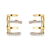 Vintage Style Letter Plating Alloy Earrings main image 2