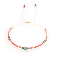 Bohemian Spring Summer Macaron Tila Beaded Rope Tassel Set Bracelet main image 6