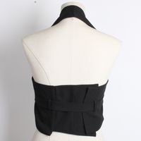 Fashion Belt Women's Suit Cloth Halter Vest main image 3