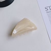 Simple Acrylic Hollow Triangle Irregular Hair Clip sku image 2