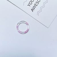 Retro Acrylic Acetate Simple Fashion Transparent Color Ring sku image 2