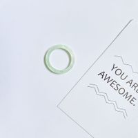 Retro Acrylic Acetate Simple Fashion Transparent Color Ring sku image 4