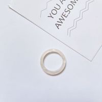 Retro Acrylic Acetate Simple Fashion Transparent Color Ring sku image 6