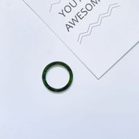 Retro Acrylic Acetate Simple Fashion Transparent Color Ring sku image 8