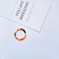 Retro Acrylic Acetate Simple Fashion Transparent Color Ring sku image 10