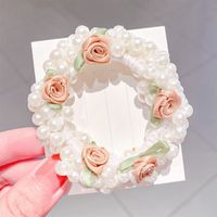 New Rose Pearl Dual-use High Elastic Head Rope Hair Accessories sku image 4