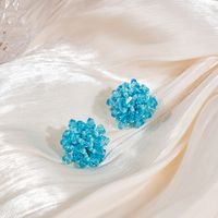 1 Pair Pastoral Fruit Artificial Crystal Plating Women's Earrings sku image 12