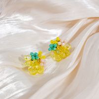 1 Pair Pastoral Fruit Artificial Crystal Plating Women's Earrings main image 4
