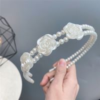 Pearl Rose Zweireihiges Perlenstirnband Süßer Haarschmuck sku image 1
