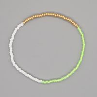Simple Bohemian Double Color Matching Beads Stacked Bracelet sku image 11