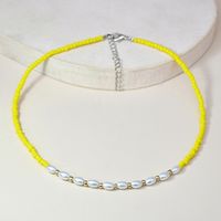 Fashion Retro Layer Pearl Necklace Beaded Alloy Necklace sku image 1