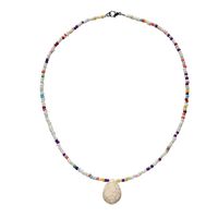 Mode Retro Mehrschichtige Perlen Türkisfarbene Halskette sku image 2