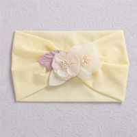 Nylon Elastic Stitching Combination Flower Children's Headband main image 7