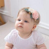 Simple Flower Nylon Elastic Baby Girl's Headband main image 4