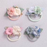 Simple Flower Nylon Elastic Baby Girl's Headband main image 6