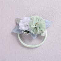 Simple Flower Nylon Elastic Baby Girl's Headband sku image 4