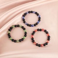 New Fashion Luminous Sand Glass Beads Bracelet Men's main image 2