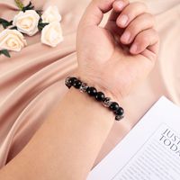 New Fashion Luminous Sand Glass Beads Bracelet Men's main image 3