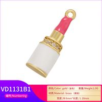 Color Drip Lipstick Shape Pendant Diy Jewelry Accessories main image 5