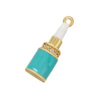 Color Drip Lipstick Shape Pendant Diy Jewelry Accessories sku image 1