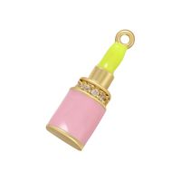 Color Drip Lipstick Shape Pendant Diy Jewelry Accessories sku image 2