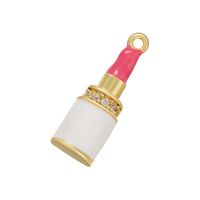 Color Drip Lipstick Shape Pendant Diy Jewelry Accessories sku image 3