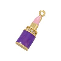 Color Drip Lipstick Shape Pendant Diy Jewelry Accessories sku image 5
