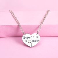 Acier Inoxydable 304 MAMA Style Simple Lettre Pendentif main image 2