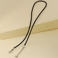 Simple Style Geometric Leather Rope Unisex Necklace main image 2