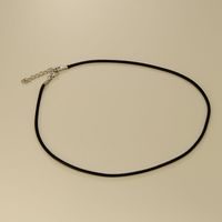Simple Style Geometric Leather Rope Unisex Necklace sku image 1