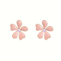Fashion Color Daisy Flower Stud Earrings sku image 1