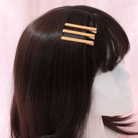 3-piece Simple Solid Color Versatile Women&#39;s Duck Bill Hair Clip Set main image 5