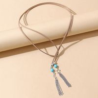 European And American Creative Wild Ethnic Retro Star And Moon Necklace sku image 1