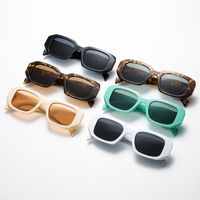 Fashion Square Small Frame Female Wide Leg Sunglasses main image 4