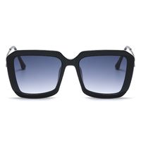 Mode Neue Sonnenbrille Mit Rundem Gesicht Aus Quadratischem Metall Mit Gebogenen Beinen main image 5