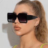 Fashion Large Frame Square Sunglasses Female main image 3