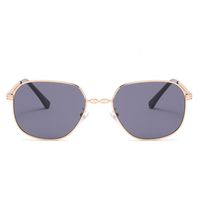 New Small Frame Square Metal Hollow Sunglasses main image 5