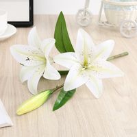 Simulation Lily 3d Feel Fake Flower Wedding Living Room Home Decoration main image 5