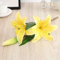 Simulation Lily 3d Feel Fake Flower Wedding Living Room Home Decoration main image 3