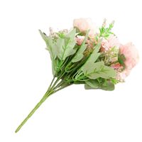 Pfingstrosen Simulation Blumen Gefälschter Strauß Nach Hause Dekorative Florale Ornamente main image 6