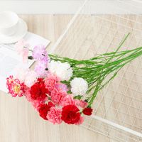 Imitation Carnation Silk Cloth Fake Flower Mother's Day Gift main image 1