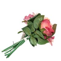 Simulation Rose Bouquet Décoration Mariage Fleur De Soie main image 6