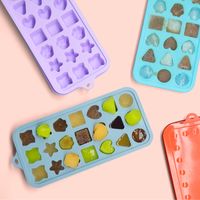 New Silicone Ice Tray Mold Ice Box Home-made Ice Cube Quick-frozen Artifact main image 4