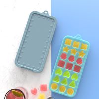 New Silicone Ice Tray Mold Ice Box Home-made Ice Cube Quick-frozen Artifact main image 5